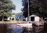 Fritz Escher's summer cottage on Lake Wisconsin, at Okee